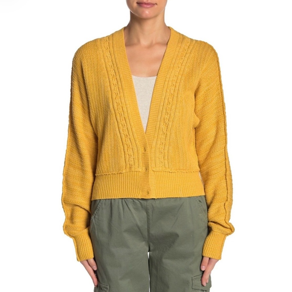 Free people moon river cardigan sweater womens S boho